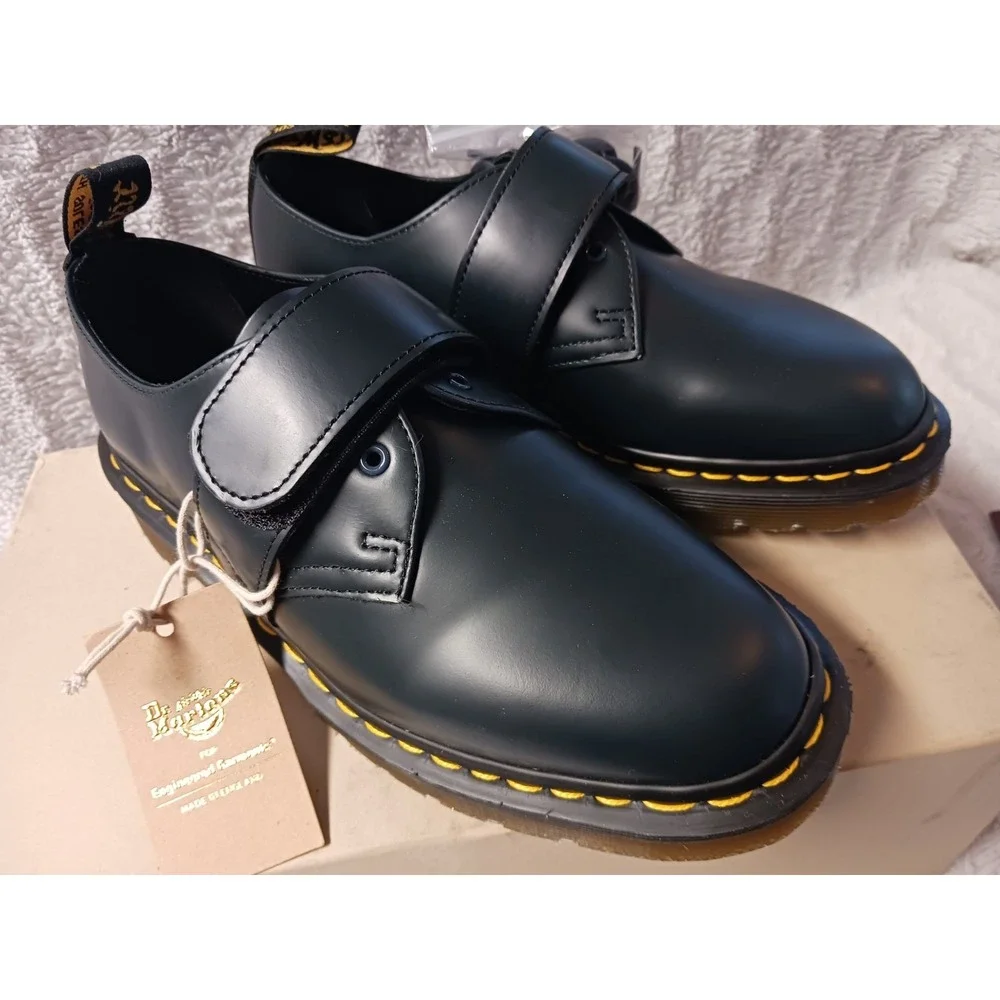 Dr Martens x Engineered Garments 1461 Men's 6 Women's 7 Navy Made In England